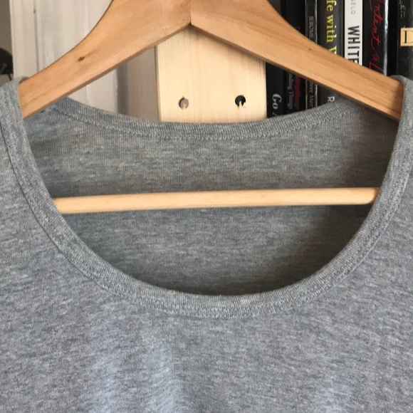 American Apparel cropped grey t-shirt - Picture 4 of 5